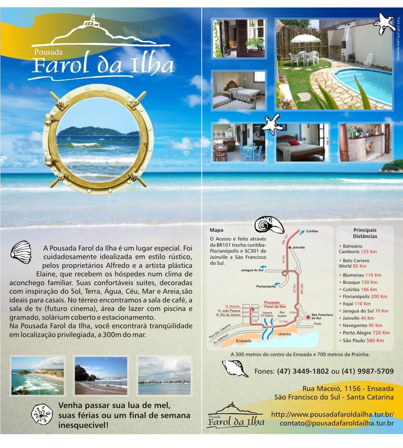 Pousada Farol Da Ilha Residencial Sao Francisco do Sul Ngoại thất bức ảnh